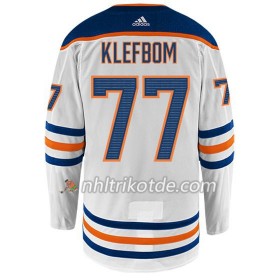 Edmonton Oilers Trikot OSCAR KLEFBOM 77 Adidas Weiß Authentic - Herren